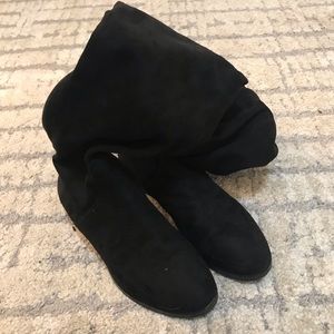 Steve Madden flat thigh high boots